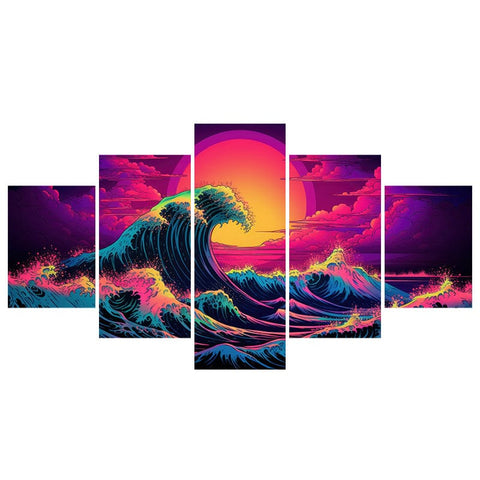 Image of Colorful Waves