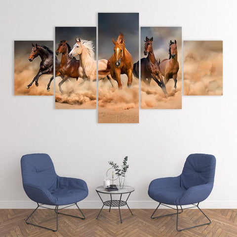 Image of Galloping Horses