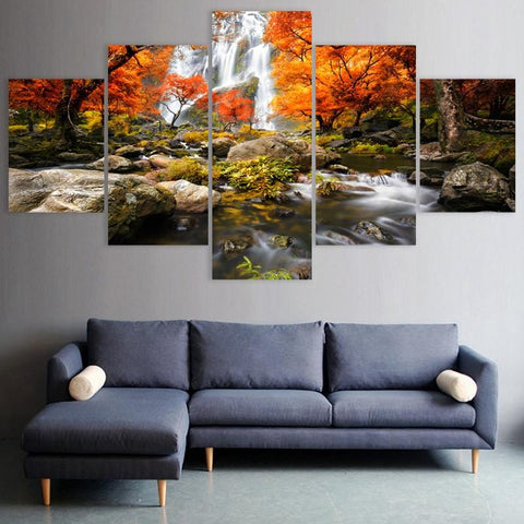 Image of Autumn Waterfall