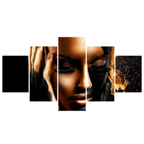 Image of Black and Gold Portrait