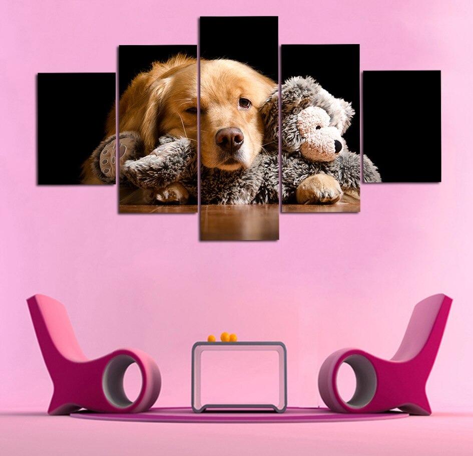 Puppy and Teddy Bear