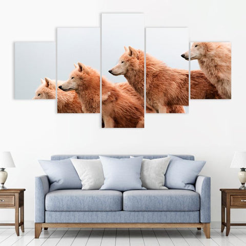 Image of Four Wolves