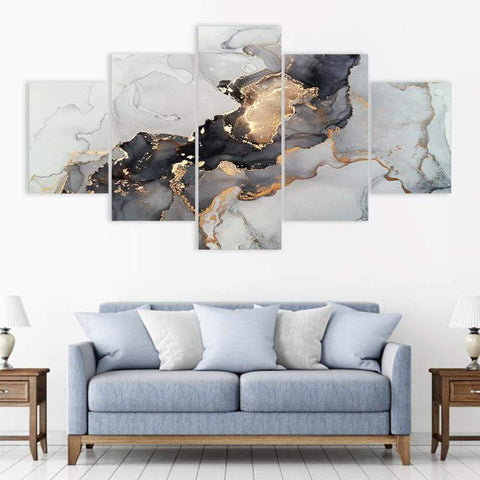 Image of Grey and Gold Marble