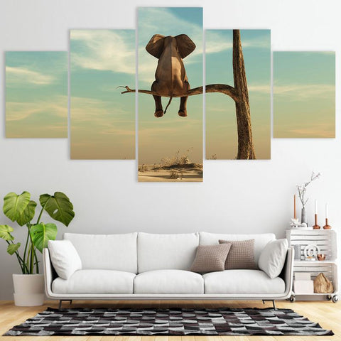 Image of Sitting Elephant