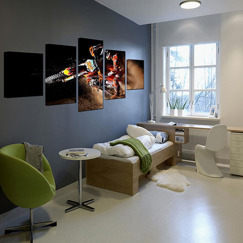 Image of Dirtbike in Motion