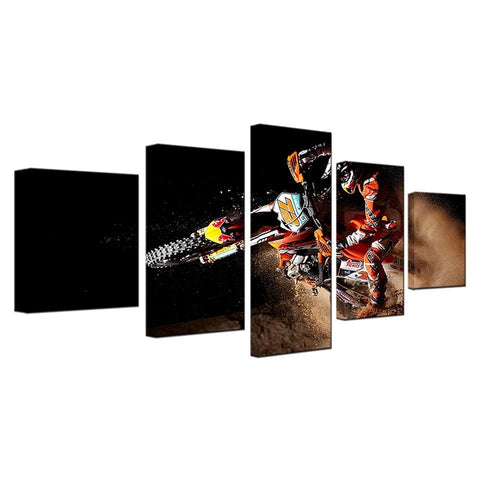 Image of Dirtbike in Motion