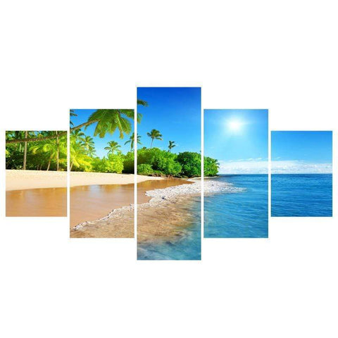 Image of Palm Trees by the Sea