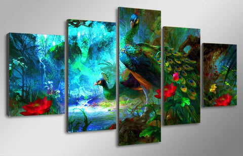 Image of Peacock Painting