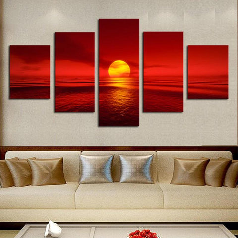 Image of Red Sunset