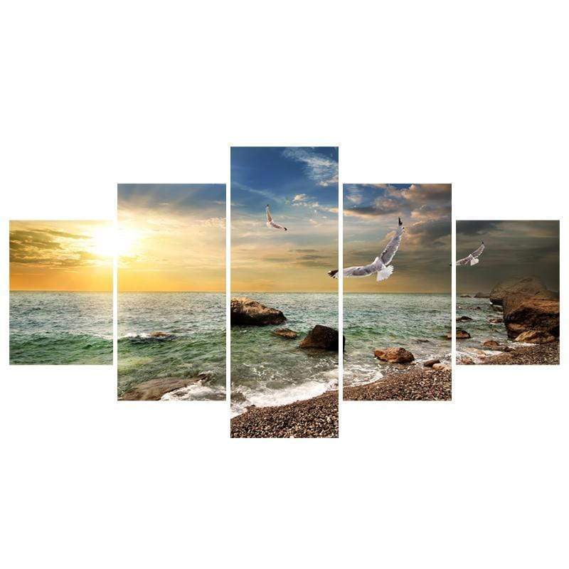 Rugged Beach Sunset