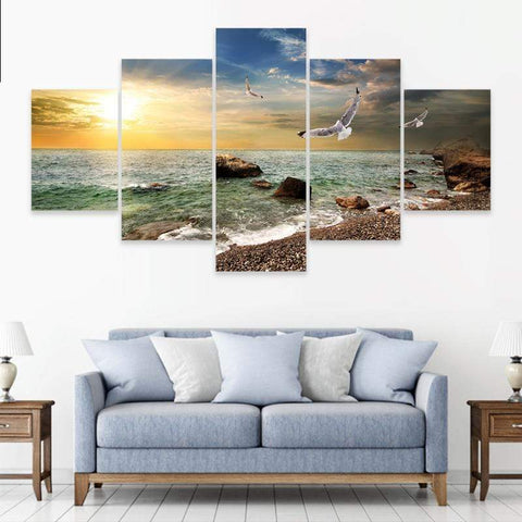 Image of Rugged Beach Sunset