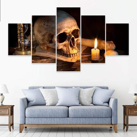 Image of Skull and Candle