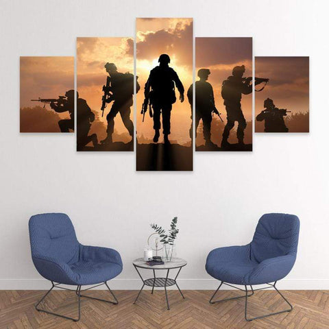 Image of Soldiers at Dawn