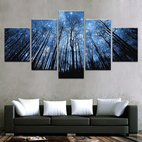 Image of Starry Night in the Woods