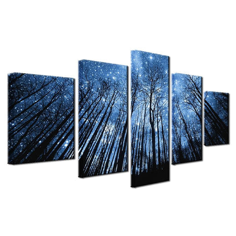 Image of Starry Night in the Woods