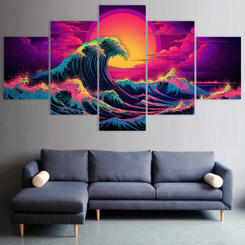 Image of Colorful Waves