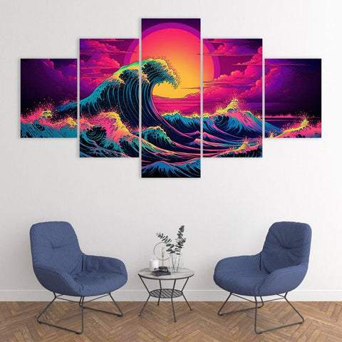 Image of Colorful Waves