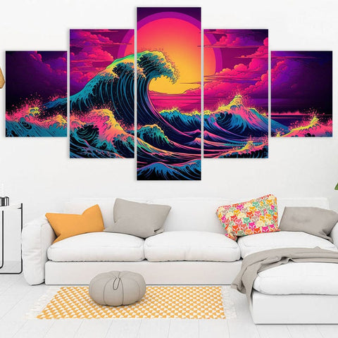 Image of Colorful Waves