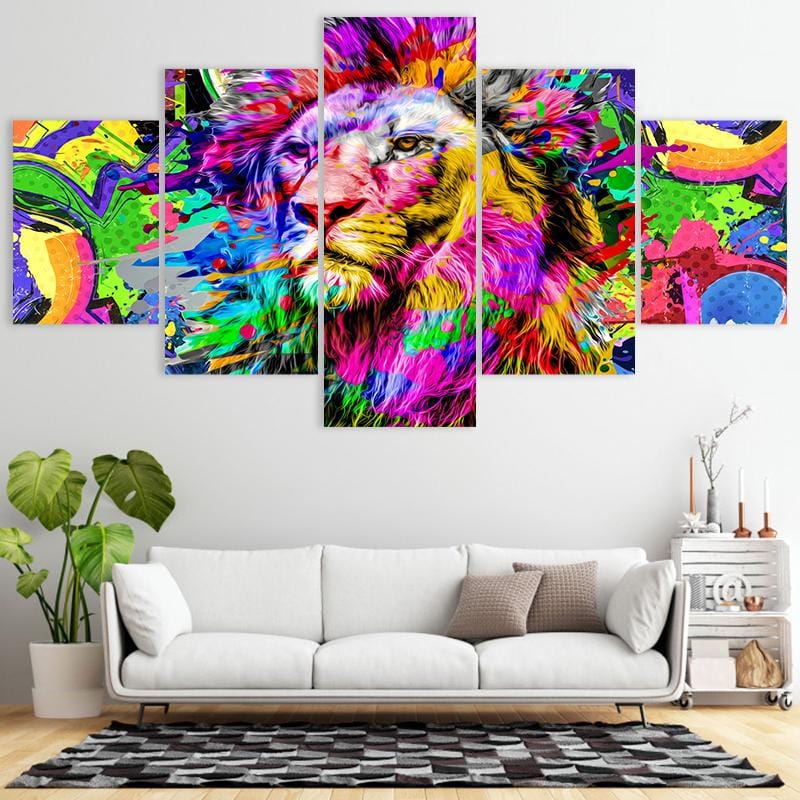 Abstract Lion