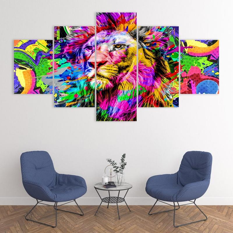 Abstract Lion