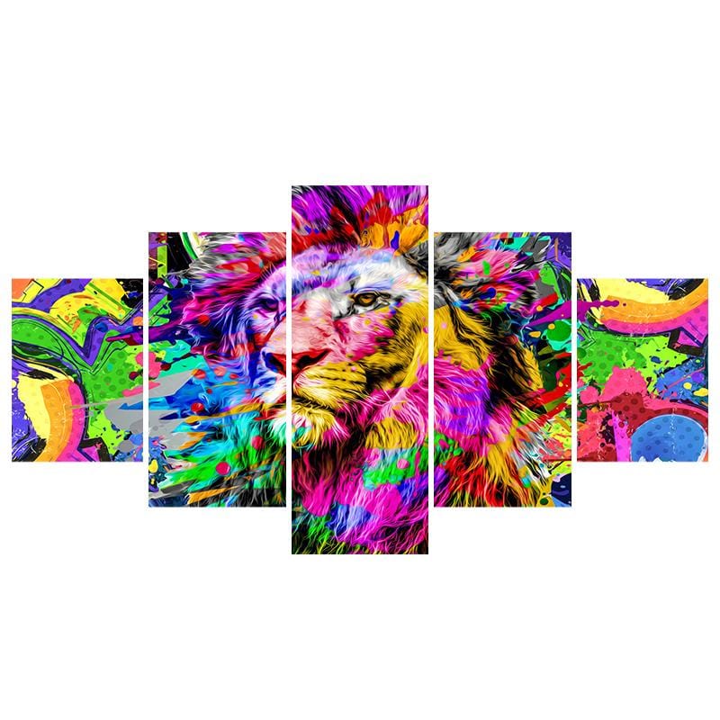 Abstract Lion