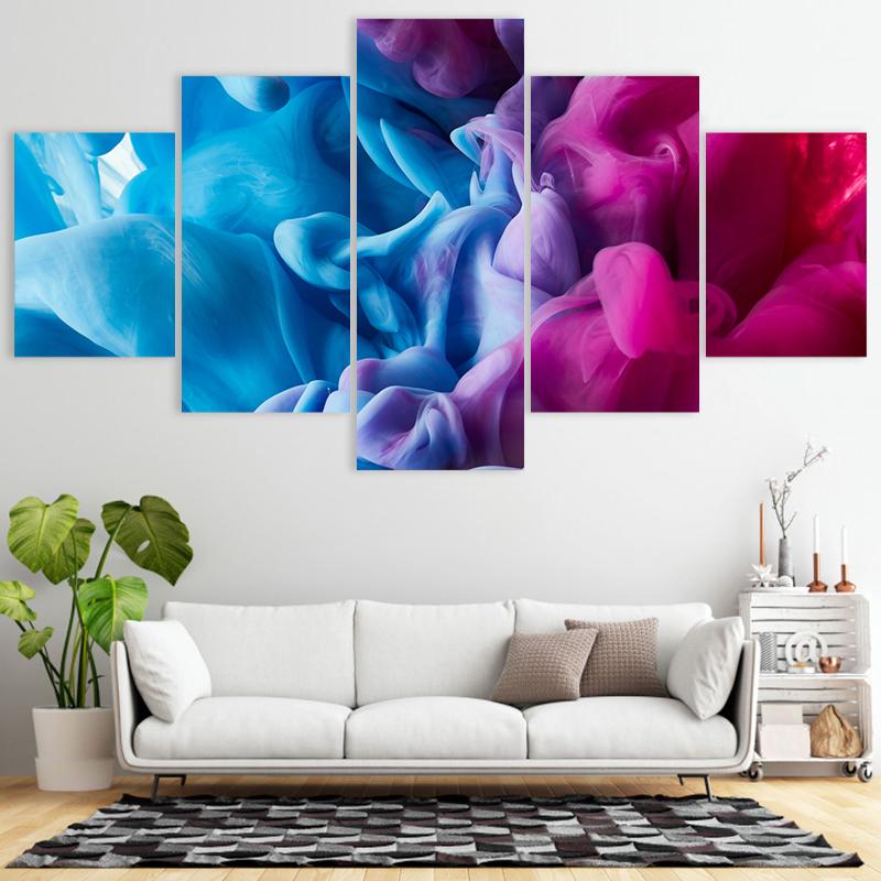 Blue and Purple Smoke