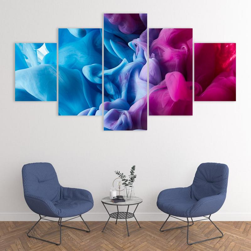 Blue and Purple Smoke