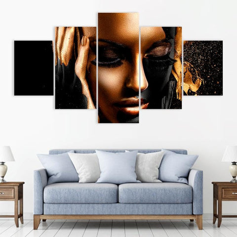 Image of Black and Gold Portrait