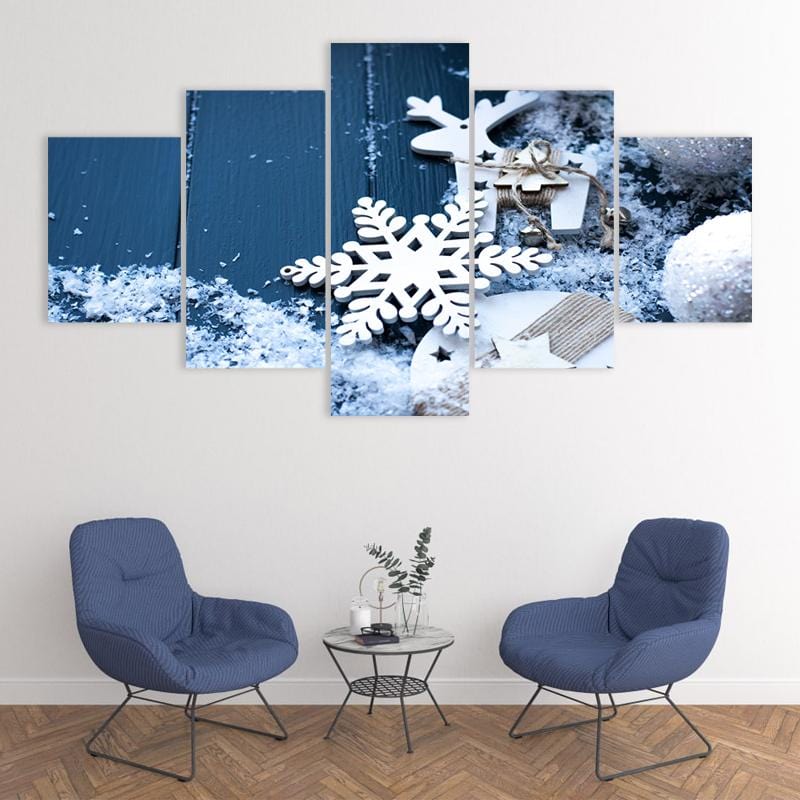 Blue Christmas Ornament