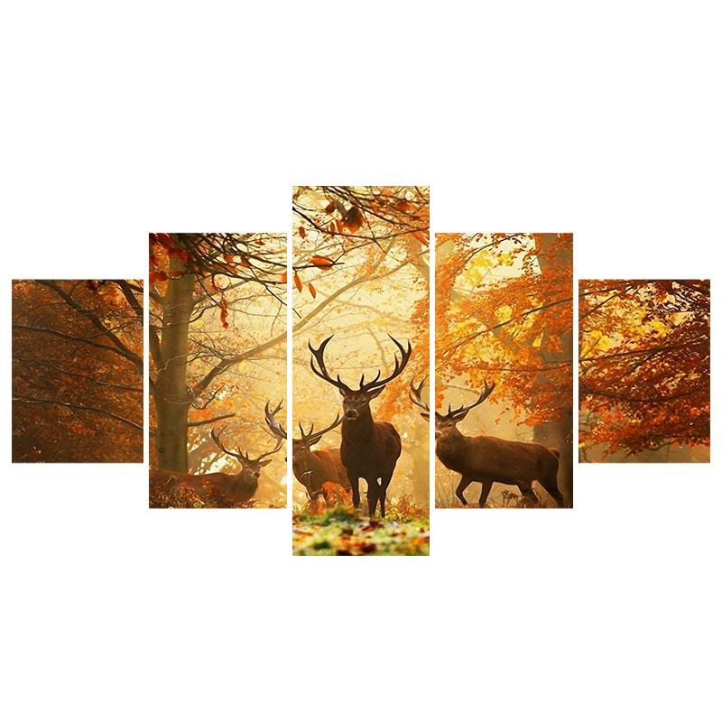 Elk with Fall Colors