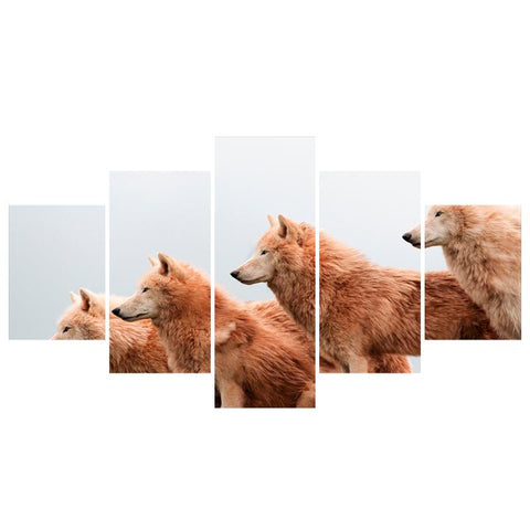 Image of Four Wolves