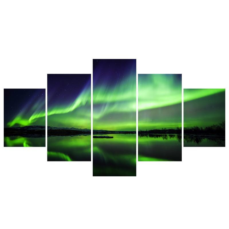 Green Aurora Borealis