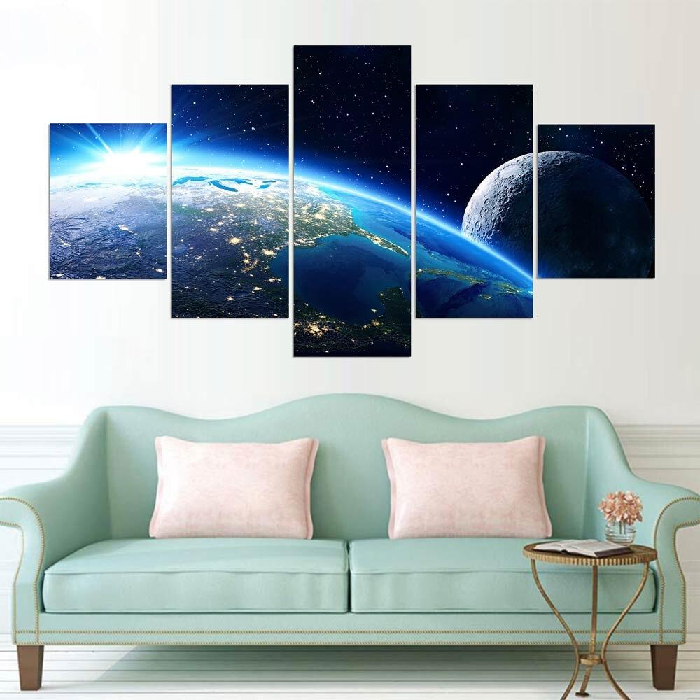 The Earth and the Moon