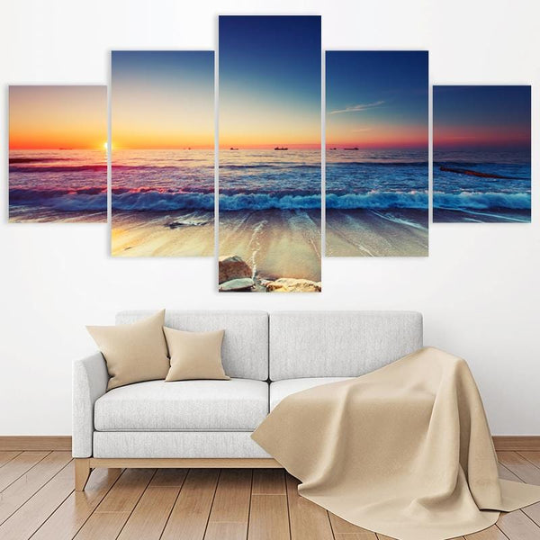 Seashore Sunset – Wall Ready Canvas