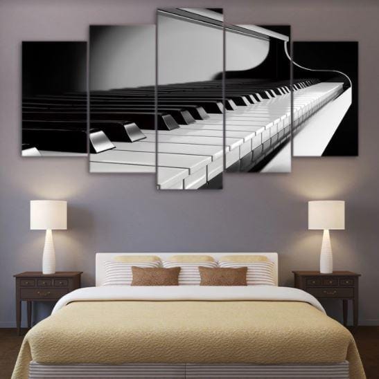 Side View Piano Keys