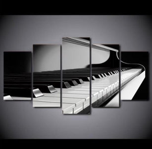 Side View Piano Keys