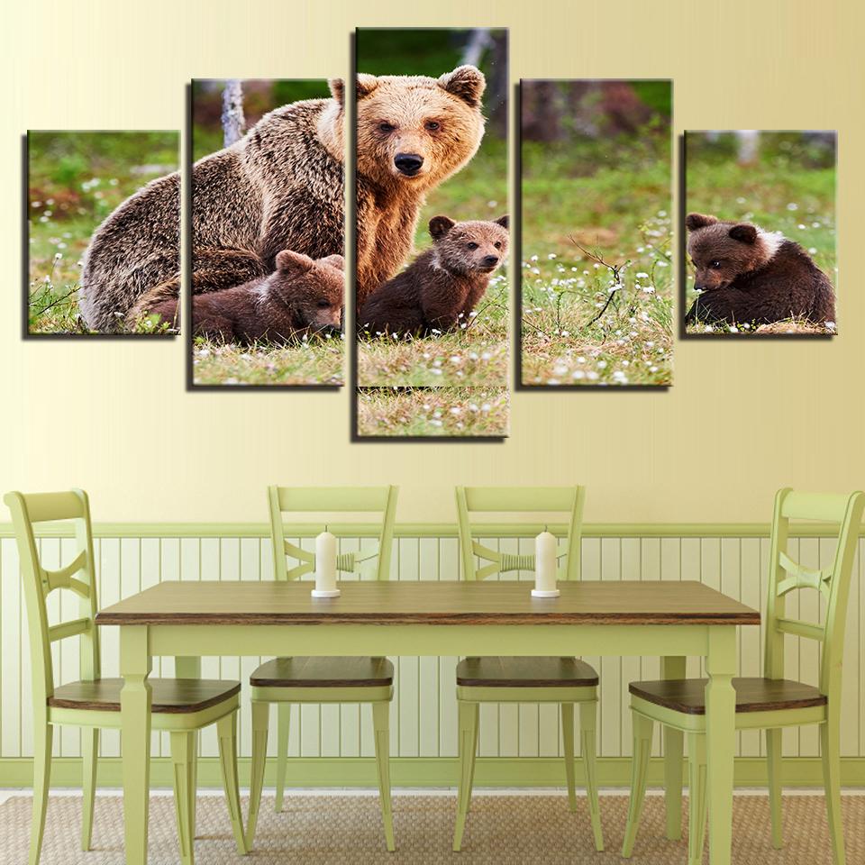 Brown Bear Family