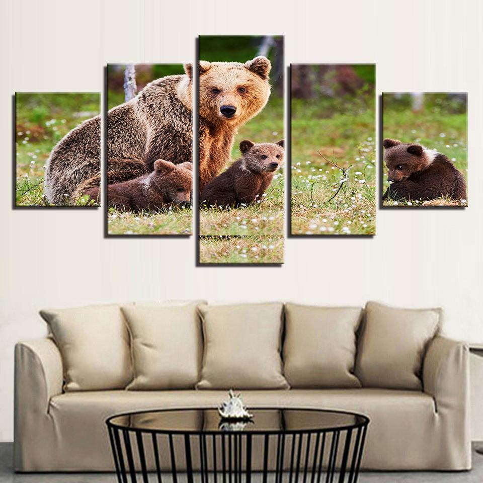 Brown Bear Family