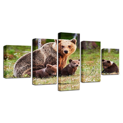 Image of Brown Bear Family
