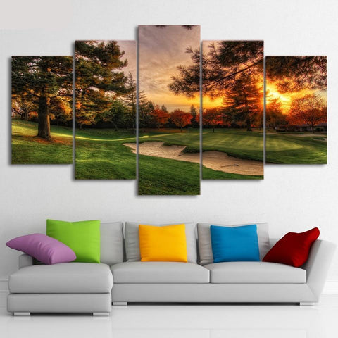 Image of Golf Course Sunset