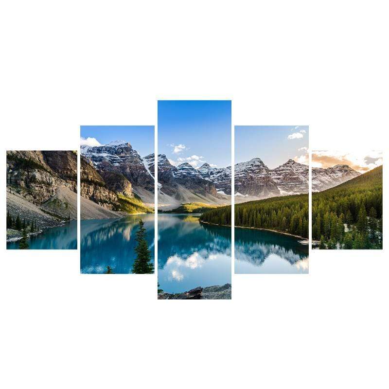 Moraine Lake At Dusk