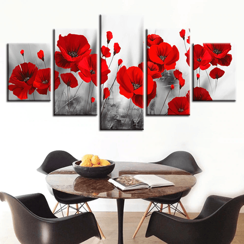 Image of Red Romantic Poppies