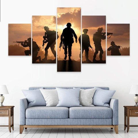 Image of Soldiers at Dawn
